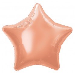 Ballon étoile à l'hélium - Or rose