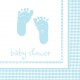 Plaid - Baby shower - Serviettes de table 2 plis