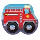 Pompier - Assiette en forme de camion 10.25''